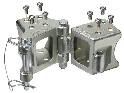 HIGH PERFORMANCE BOLT ON FOLD AWAY™ HINGE KIT (FULTON PRODUCTS) 5000 lbs. 3" x 3"